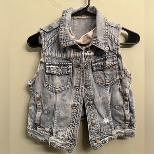 Lost denim vest